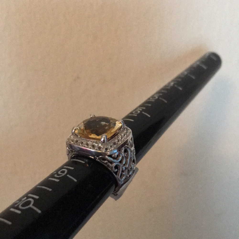 Citrine silver ring - Picture 15 of 15